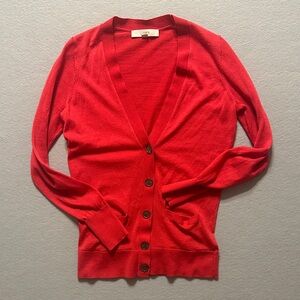 LOFT Bright Red Women's Cardigan